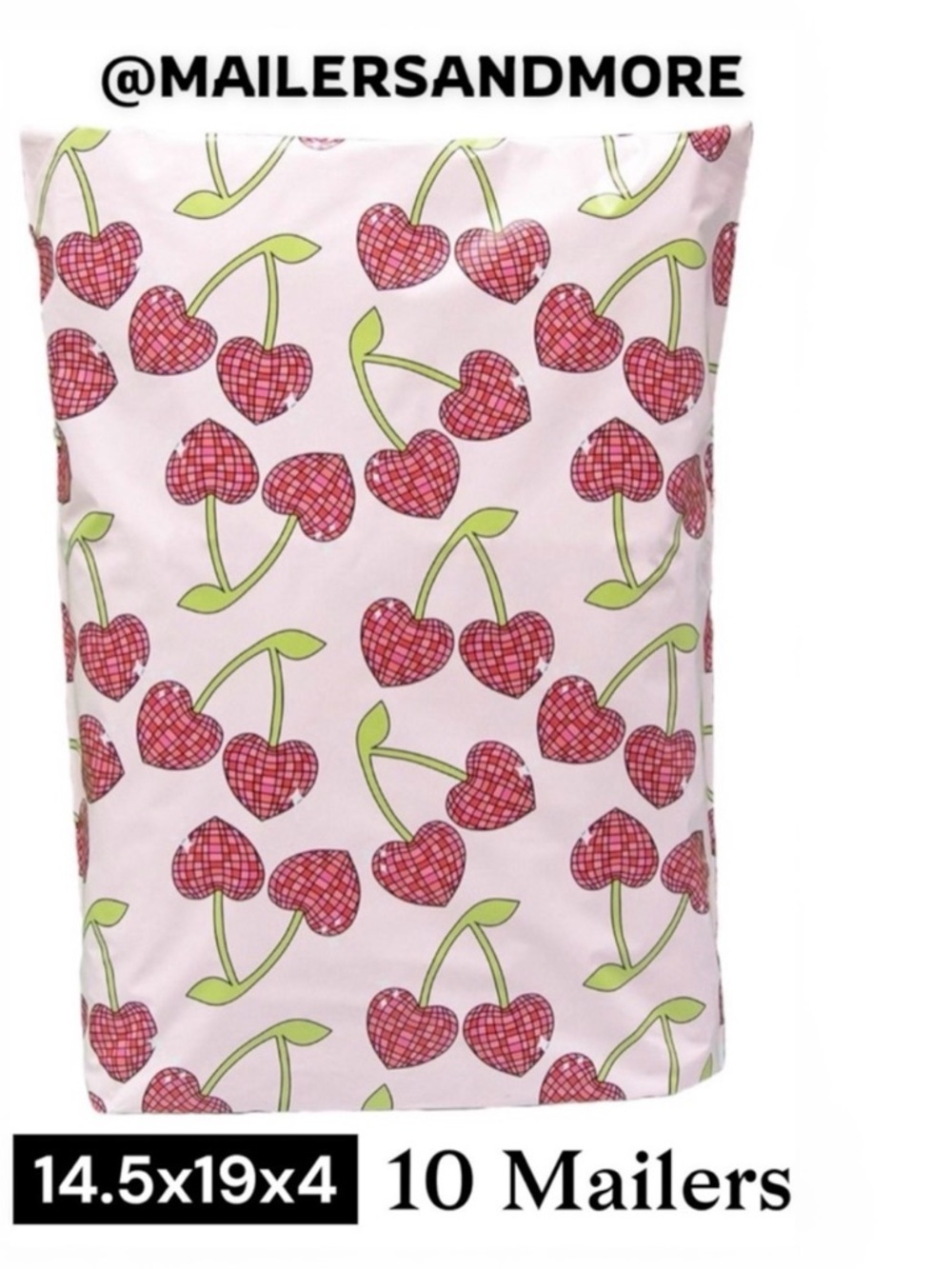 10 Disco Cherry Mailers Flat Bottom Holds Shoe Boxes 14.5x19x4